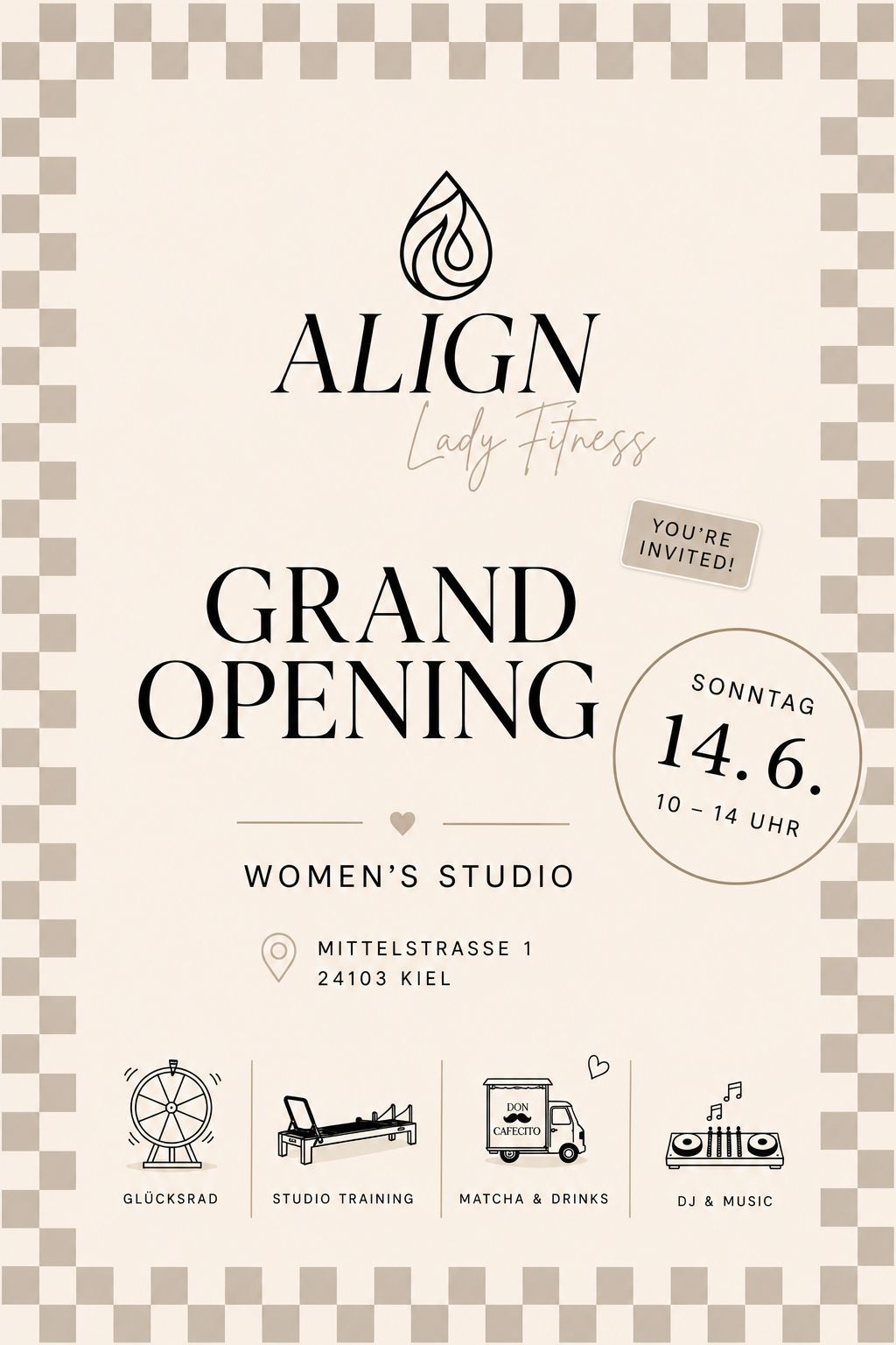 ALIGN Lady Fitness – Grand Opening Sonntag 14.6.